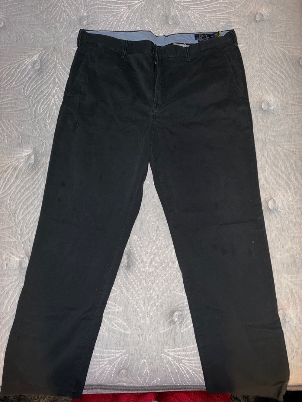 Polo by Ralph Lauren Black Cotton Chinos - Classic Fit